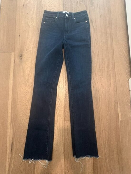 PAIGE Denim - Paige - High Rise Manhattan Size 27 Dark Denim Jeans